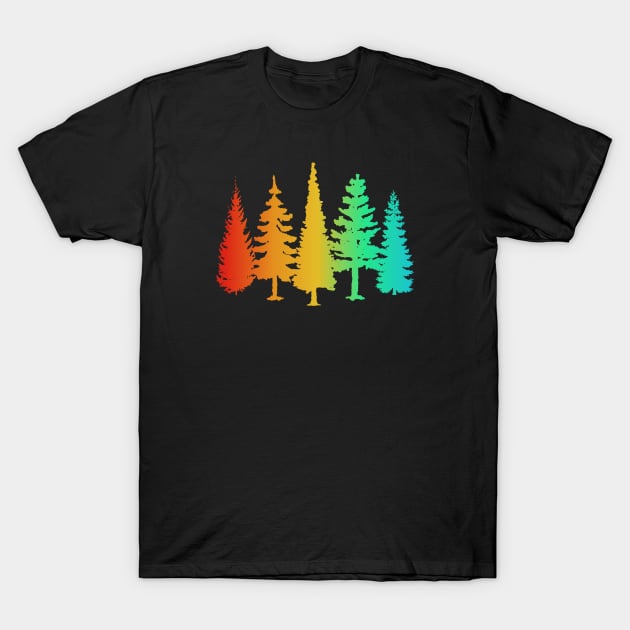 Cute Artsy Forest T-Shirt by PallKris